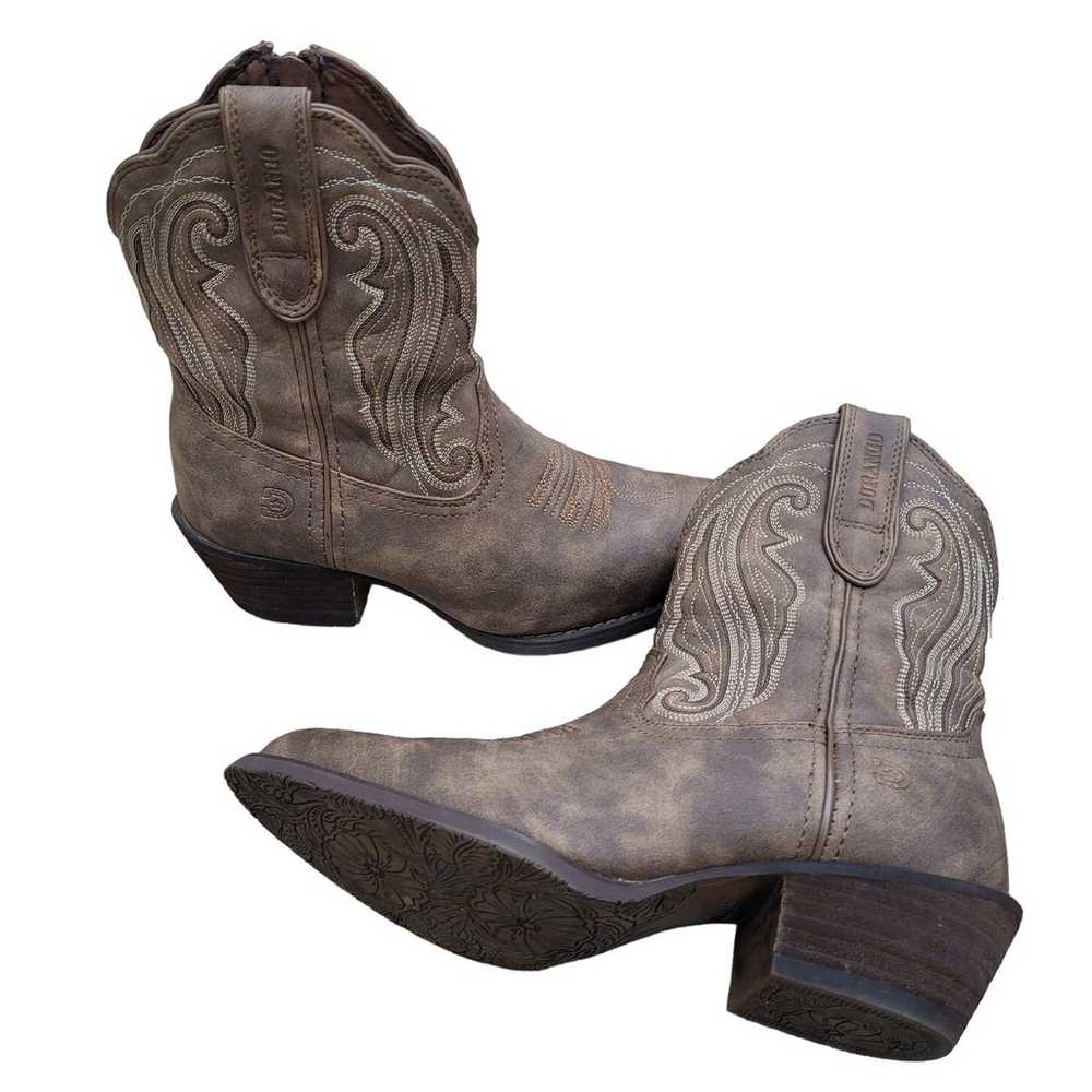 Durango Crush Distressed shortie Cowboy Boots Wmn… - image 1