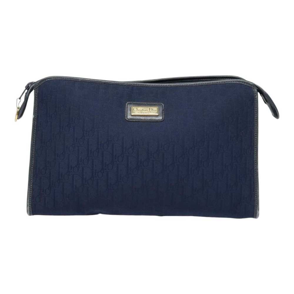 Dior Trotter Navy Canvas Clutch Bag (Pre-Owned) - image 11