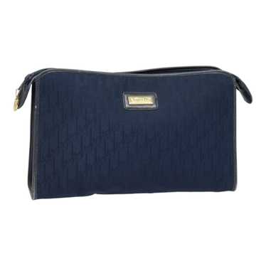 Dior Trotter Navy Canvas Clutch Bag (Pre-Owned) - image 1