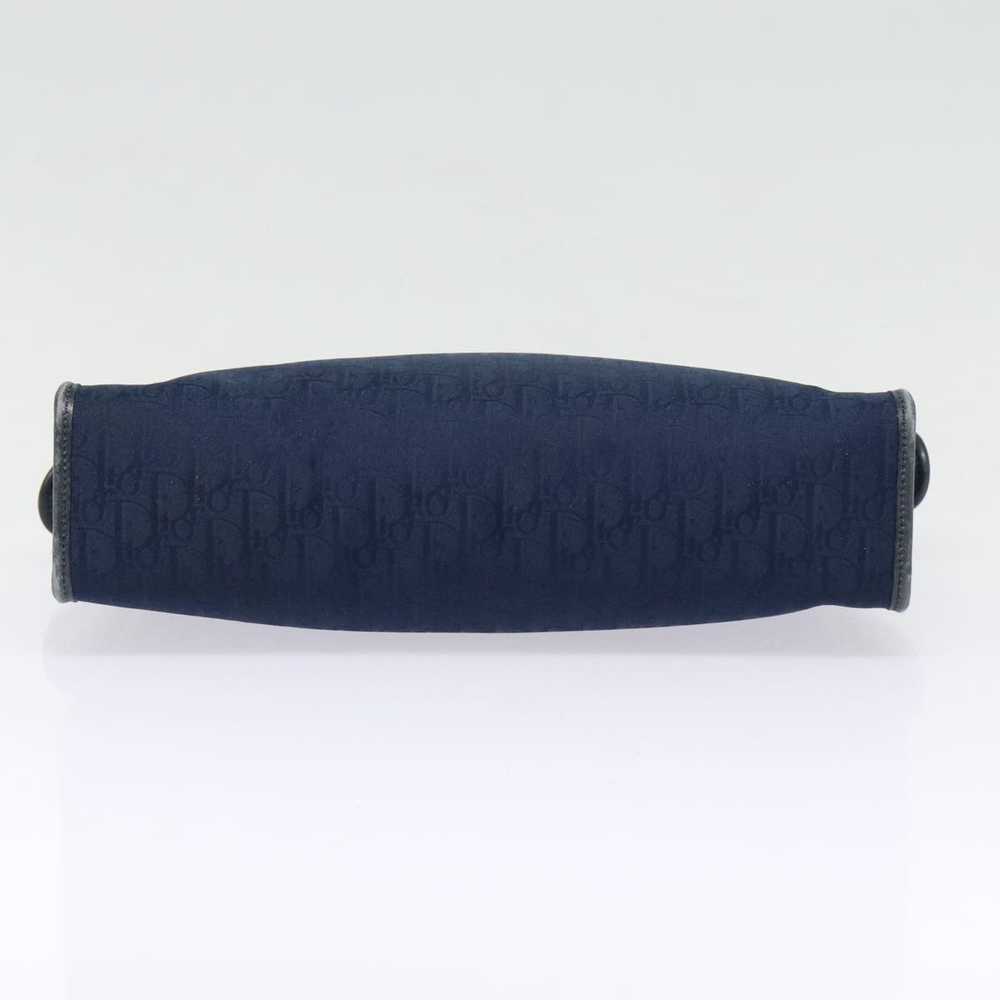 Dior Trotter Navy Canvas Clutch Bag (Pre-Owned) - image 4