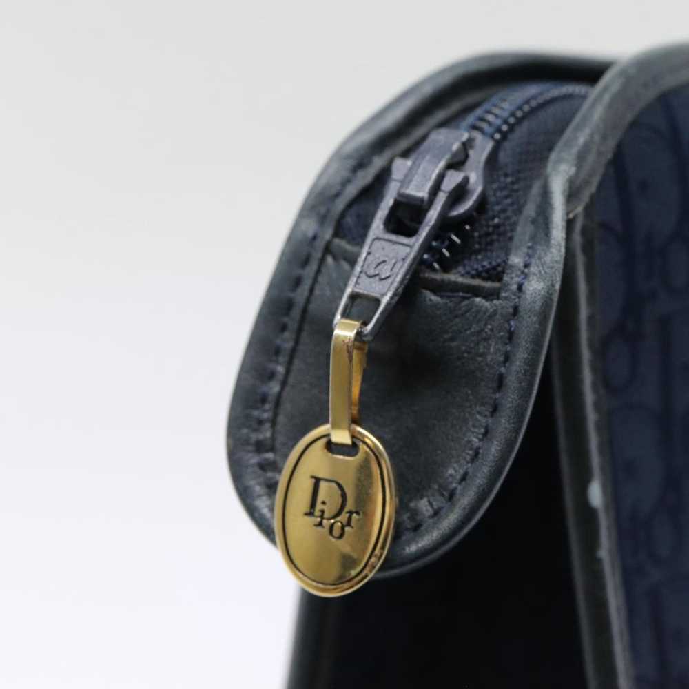 Dior Trotter Navy Canvas Clutch Bag (Pre-Owned) - image 5