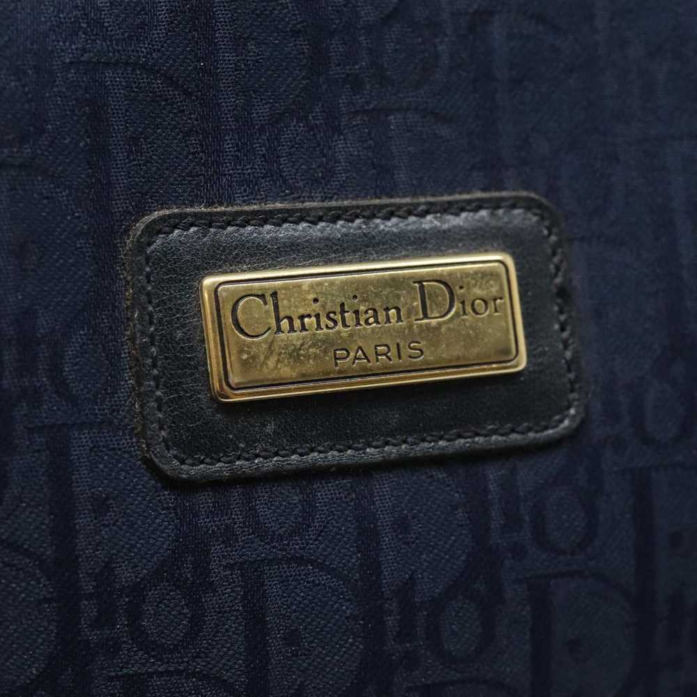 Dior Trotter Navy Canvas Clutch Bag (Pre-Owned) - image 9