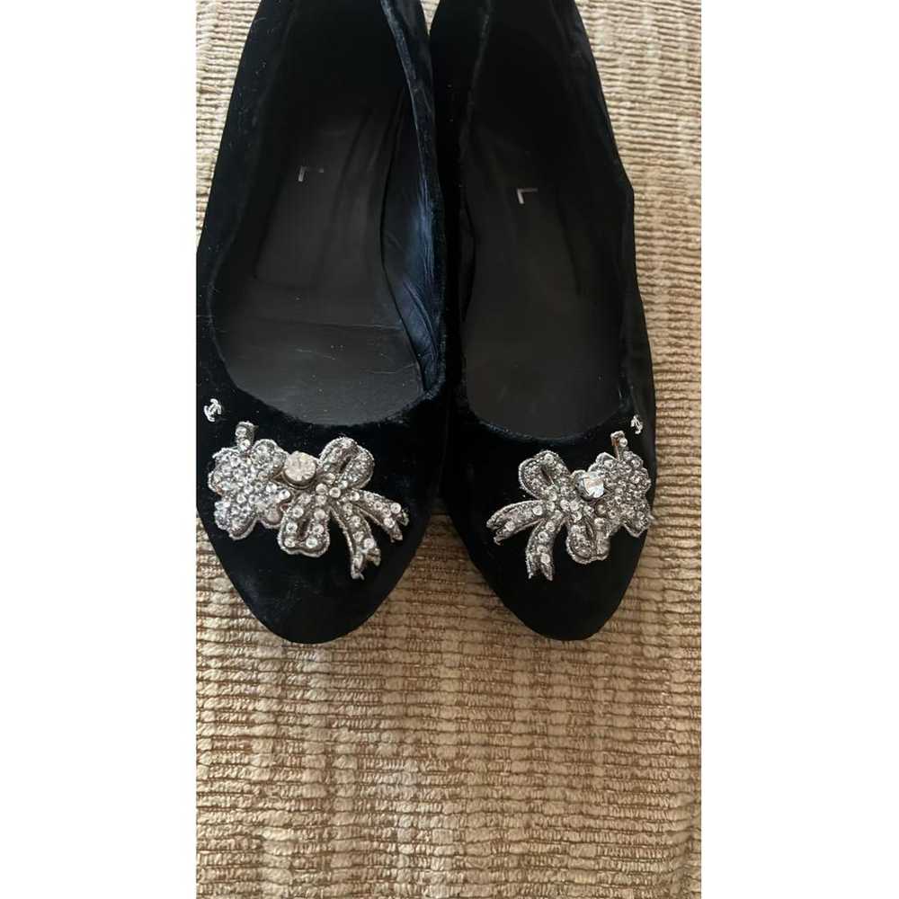 Chanel Velvet ballet flats - image 2