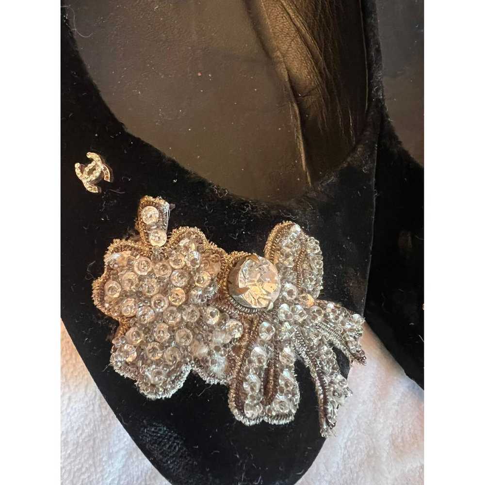 Chanel Velvet ballet flats - image 3