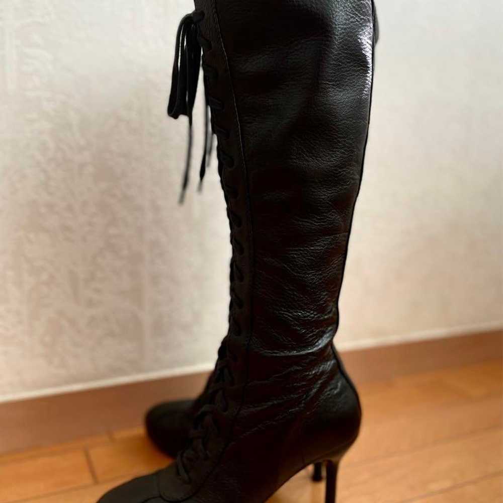 RUCO LINE Leather Lace-up Long Boots - image 6