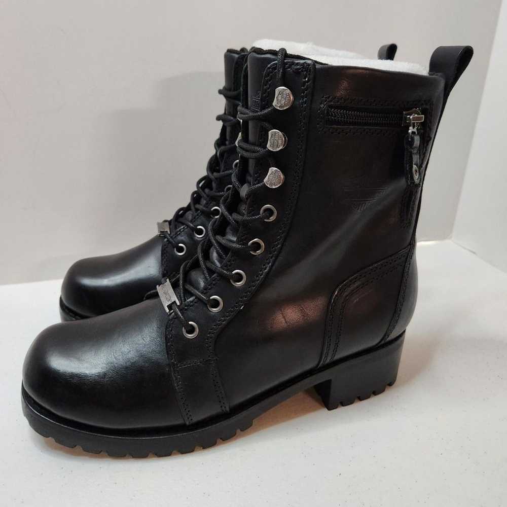 Harley Davidson Keeler black boot womens 9.5 - image 6