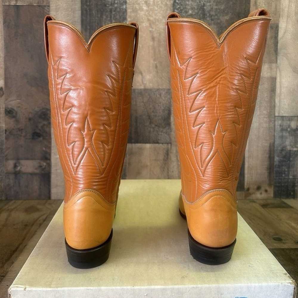 Tony Lama Vintage Gold Label Cowboy Boots Womens … - image 7