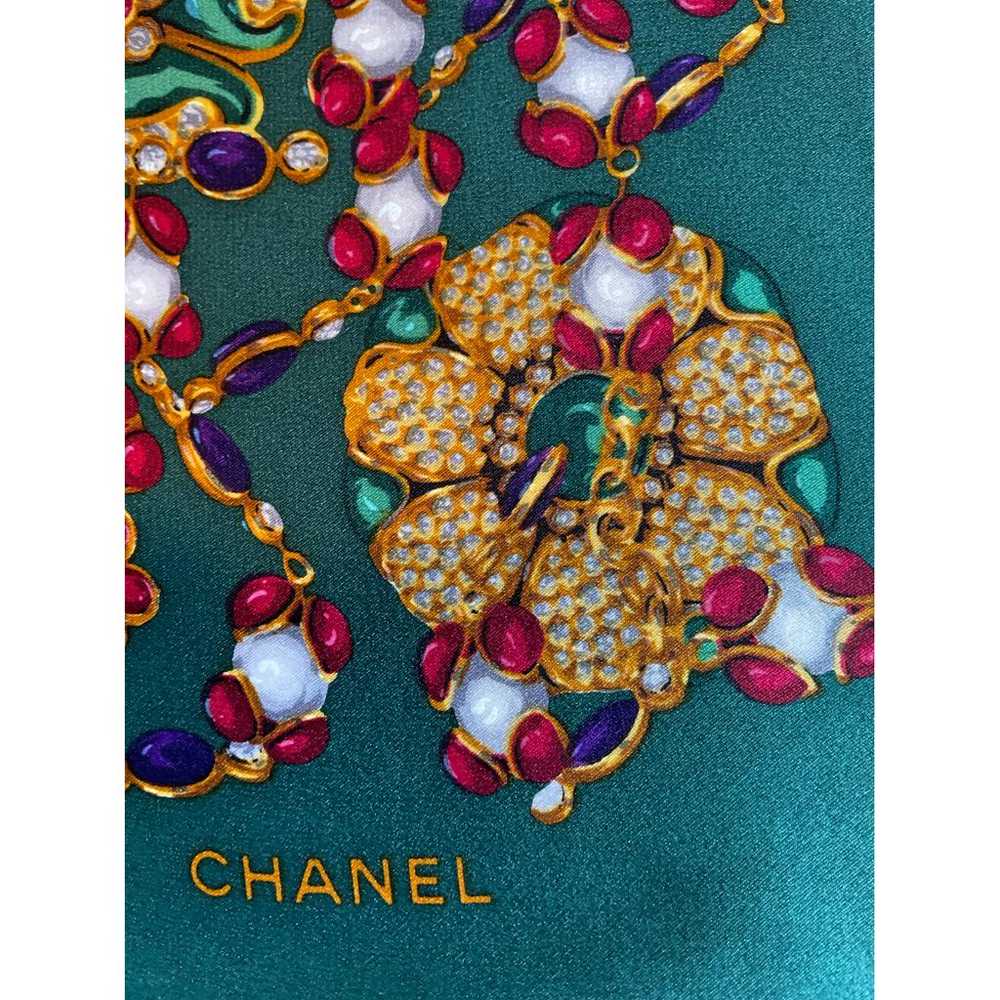 Chanel Silk scarf - image 11