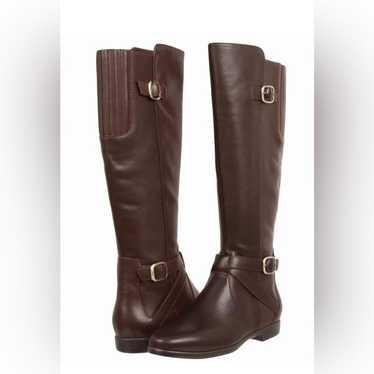 UGG Beryl Stout Brown Genuine Leather Riding Boot - image 1