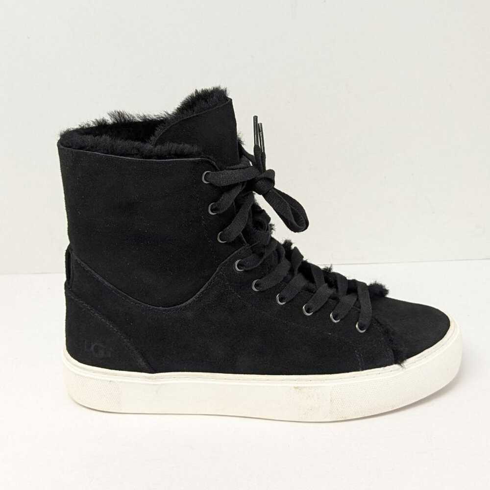 UGG Beven Winter Boots, Black Suede, Women's 8.5 - image 2