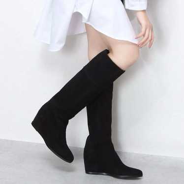 Lanvin Collection 2WAY In-heel Long Boots Black I… - image 1