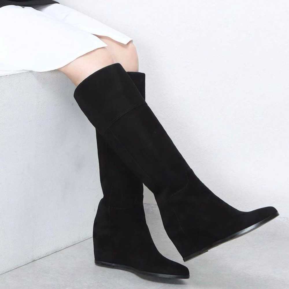 Lanvin Collection 2WAY In-heel Long Boots Black I… - image 2