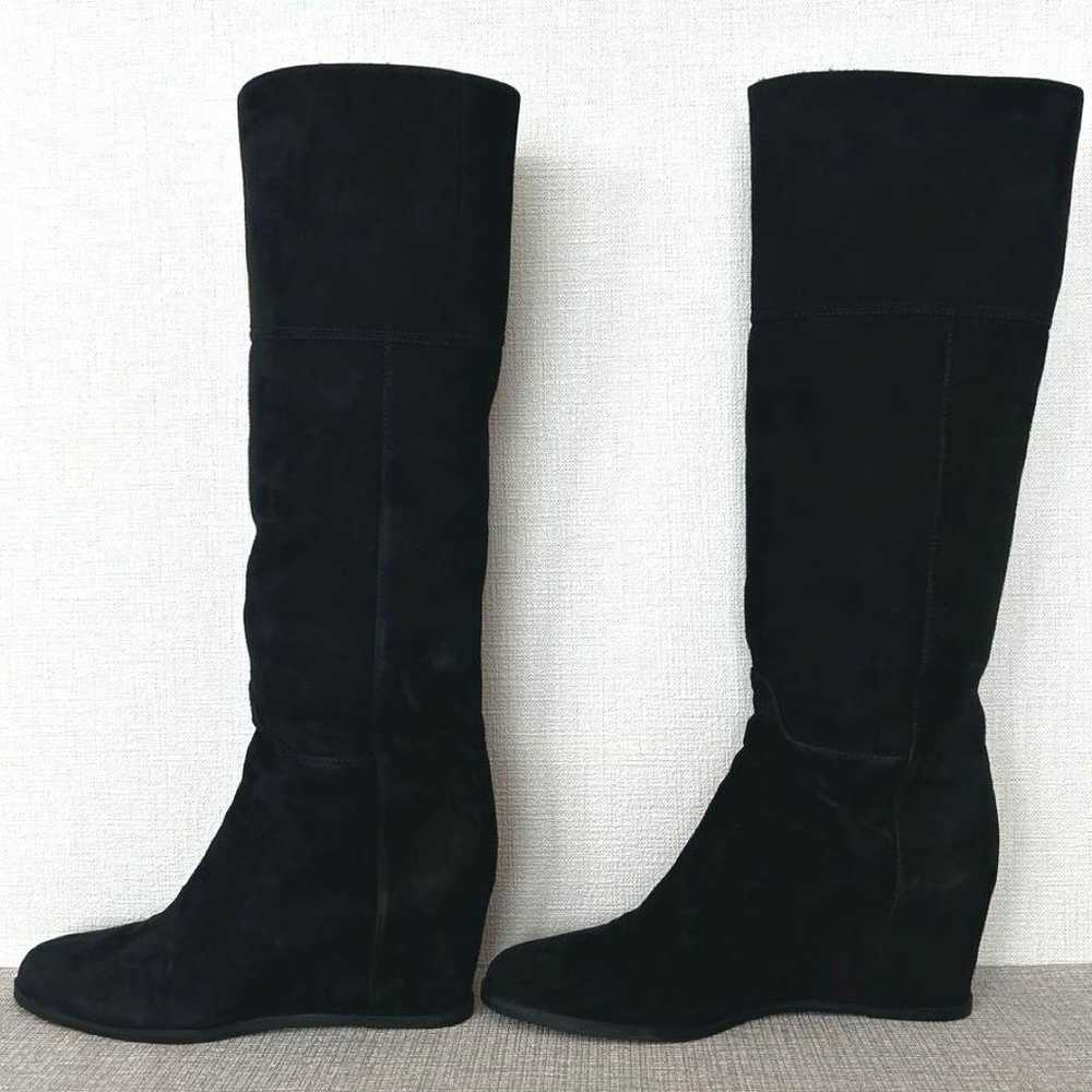 Lanvin Collection 2WAY In-heel Long Boots Black I… - image 8