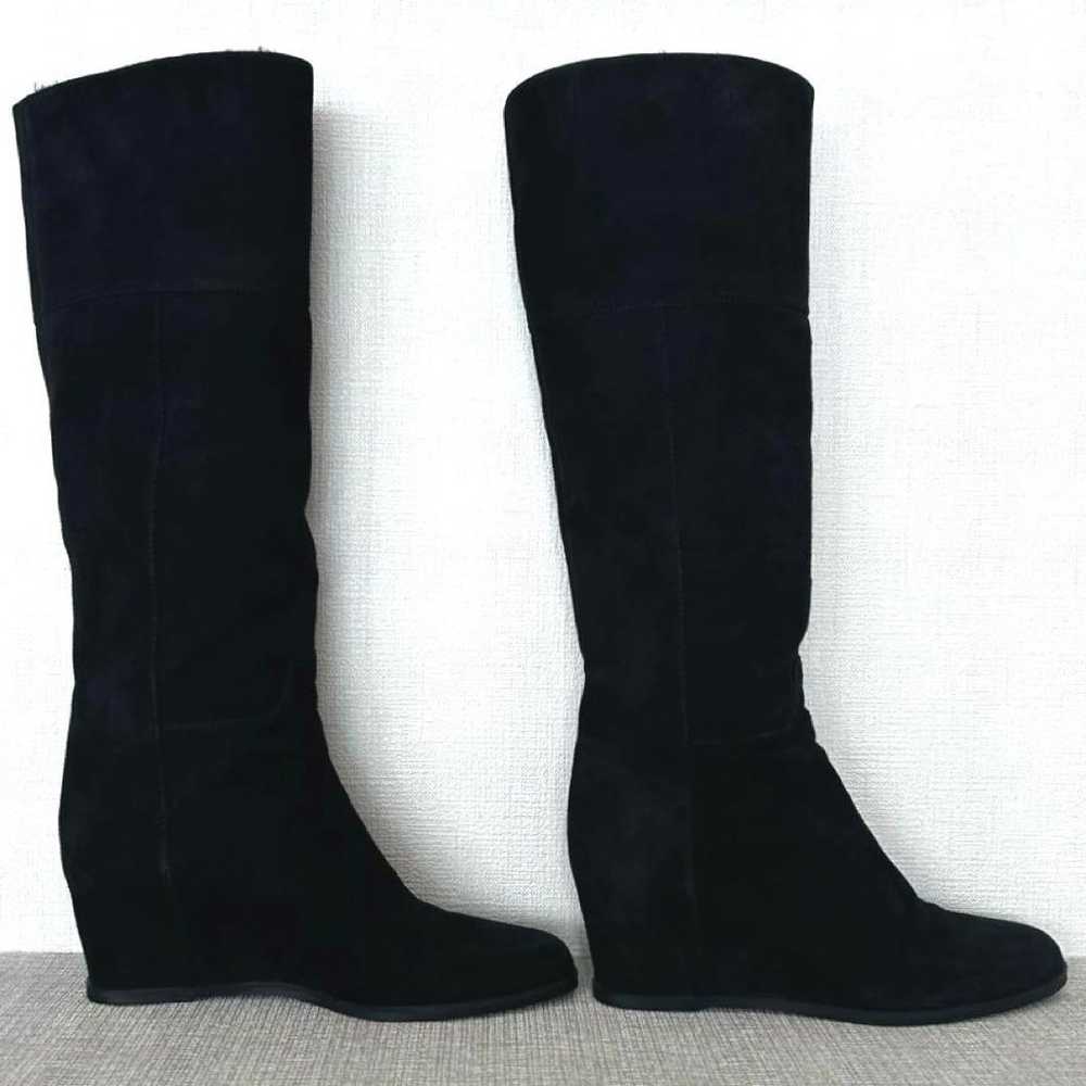 Lanvin Collection 2WAY In-heel Long Boots Black I… - image 9