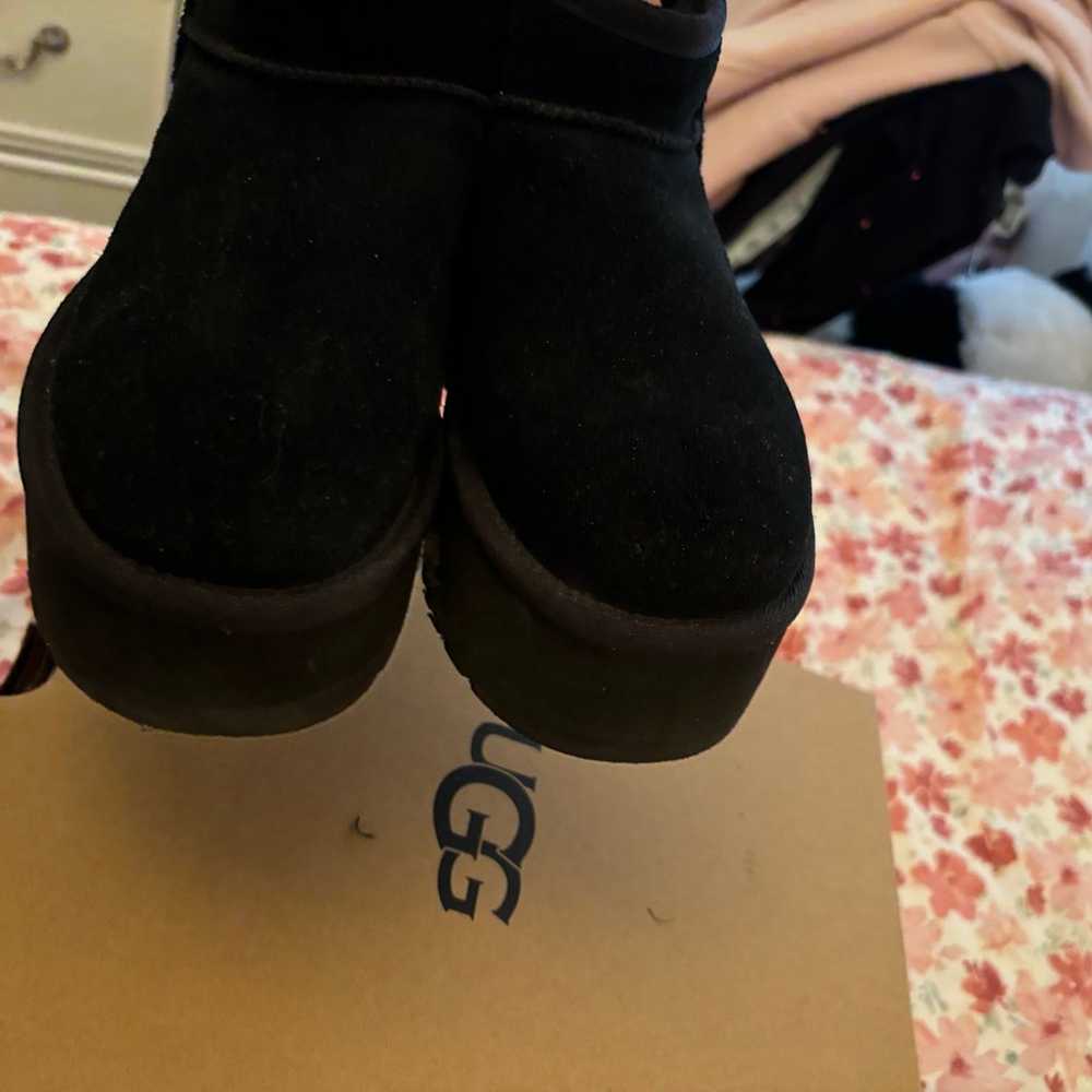 UGG Australia Black Suede Boots - image 3