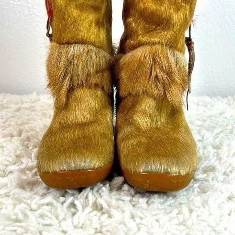 TECNICA Skandia Goat Fur Apres Ski Boots Italy Wo… - image 7