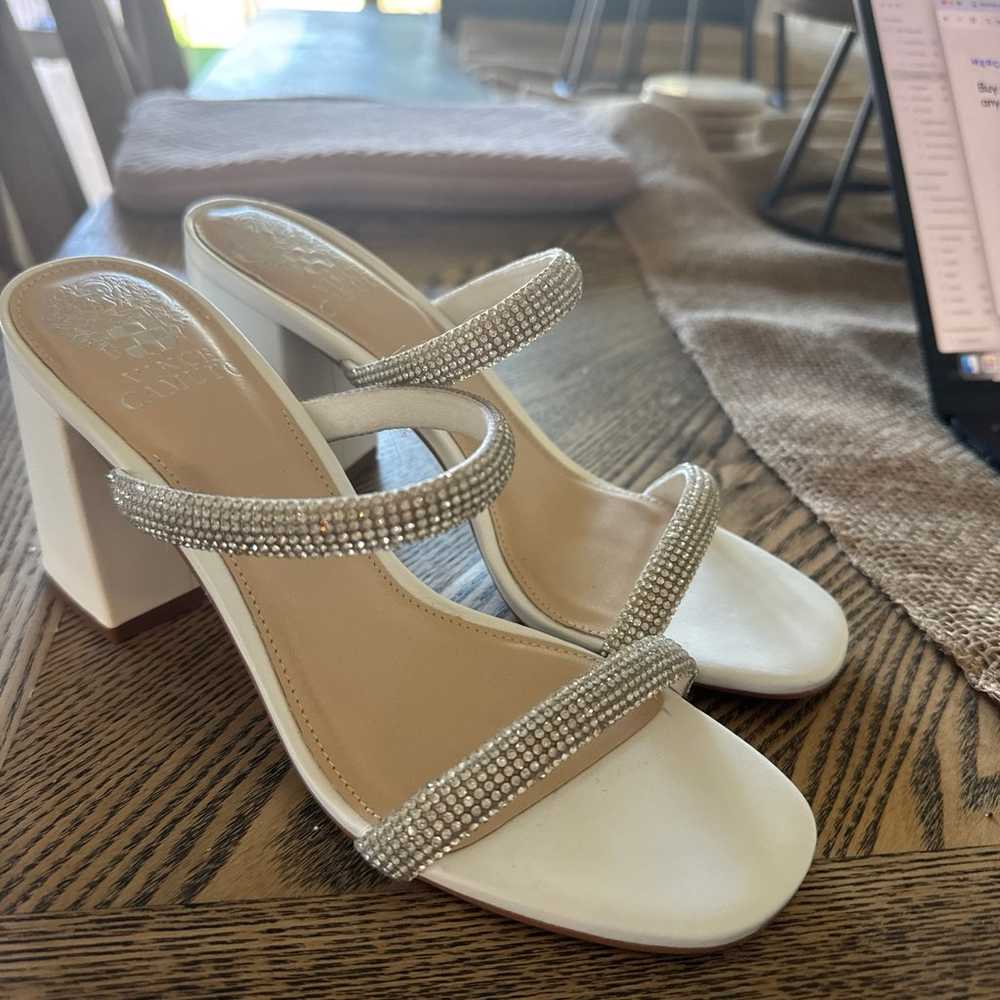 Vince Camuto White block heel sandal - image 2