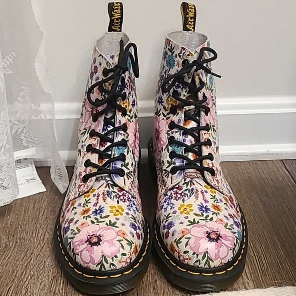 RARE Dr Martens 1460 Pascal Wanderlust Floral boo… - image 2