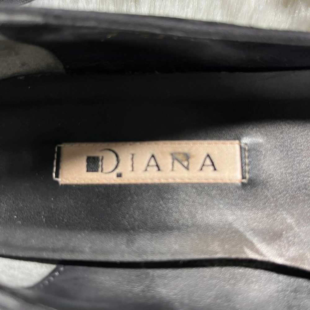 DIANA Flat Shoes with Fur, Black, 23cm - image 6