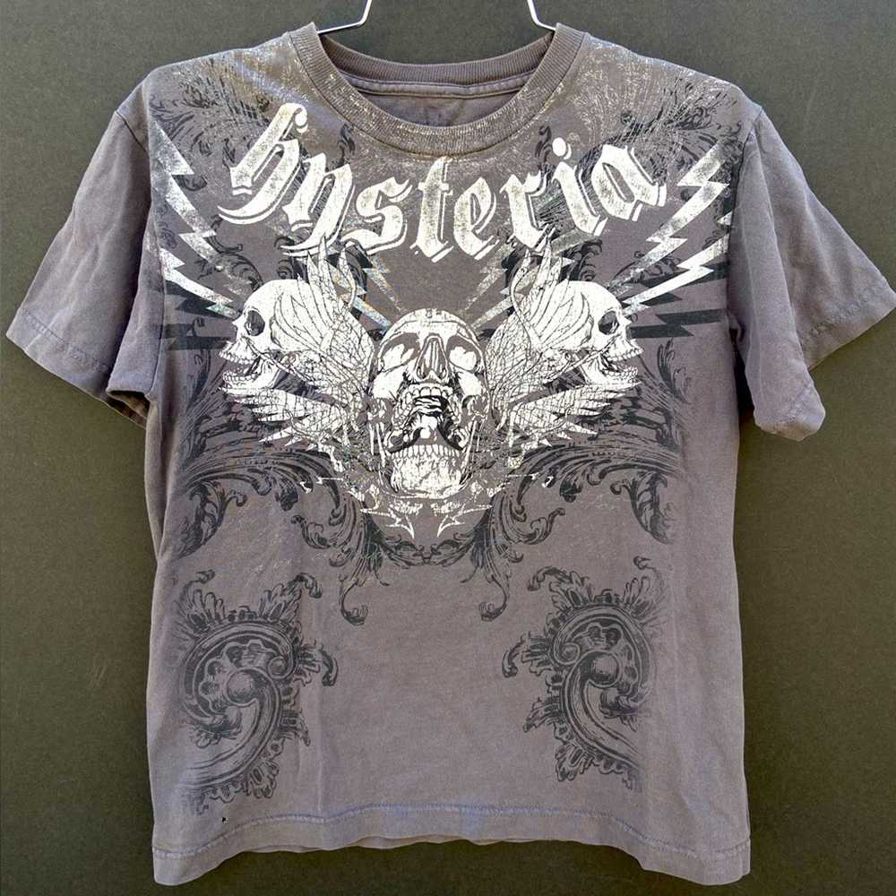 Vintage VTG Hysteria t-shirt— Affliction-esque - image 2