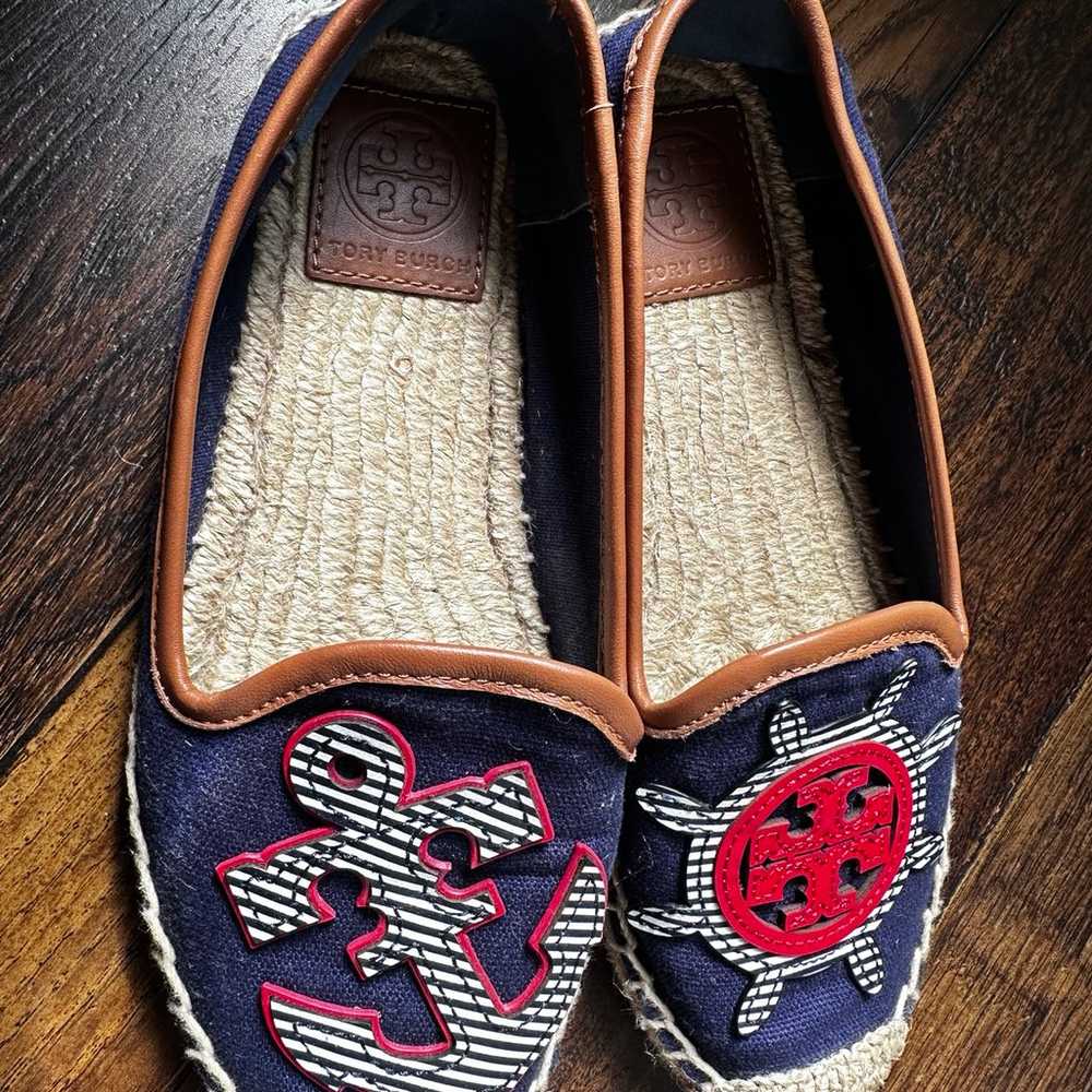 Tory Burch Printed Braided Accents Espadrilles Wo… - image 2