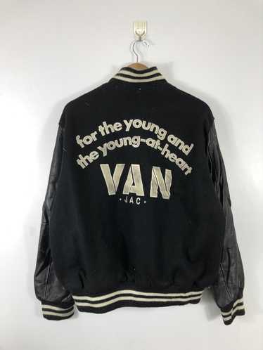 Van × Varsity Jacket × Vintage Vintage 90s Varsit… - image 1