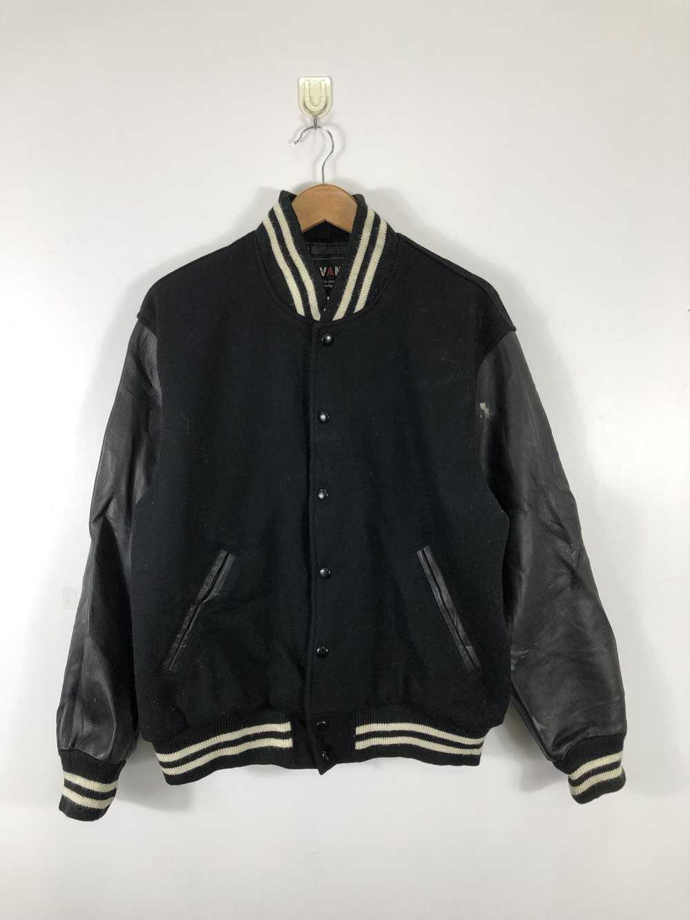 Van × Varsity Jacket × Vintage Vintage 90s Varsit… - image 2