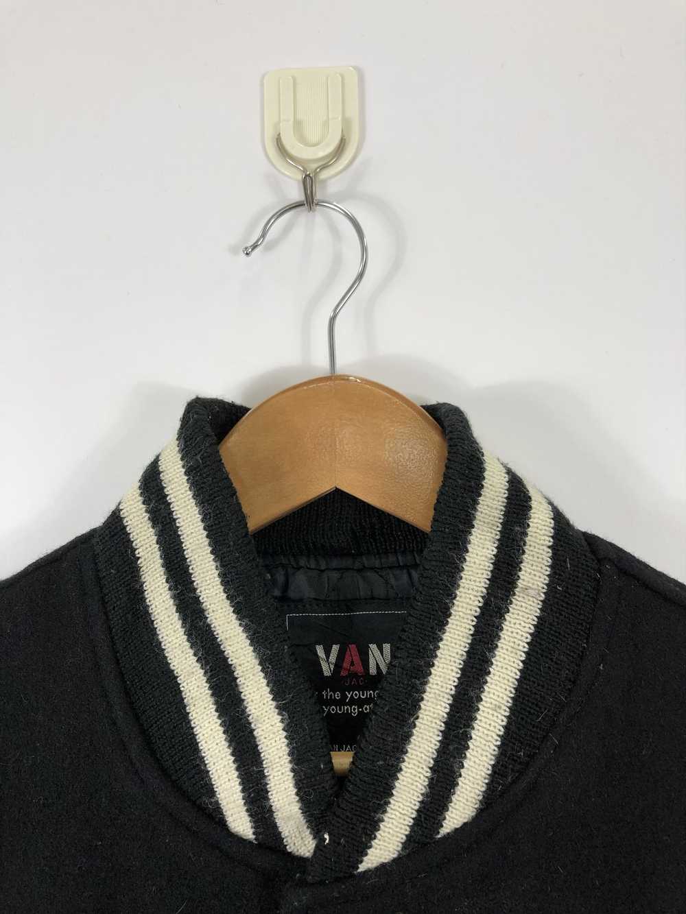 Van × Varsity Jacket × Vintage Vintage 90s Varsit… - image 7