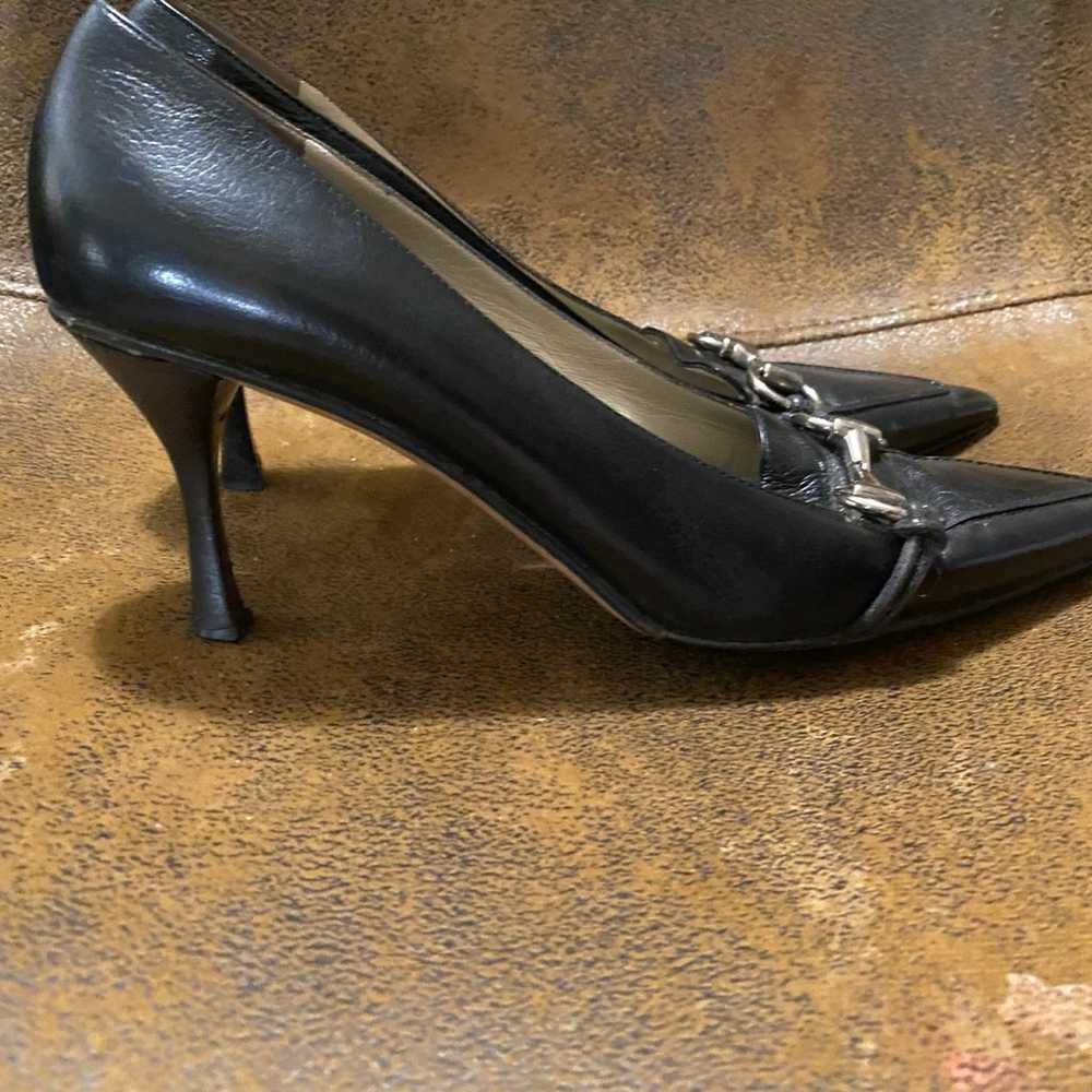 Vintage Gucci Pumps Black Size 8 - image 2