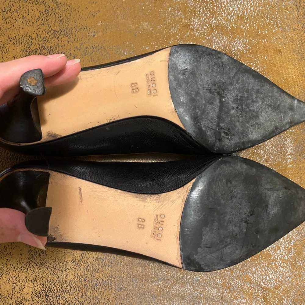 Vintage Gucci Pumps Black Size 8 - image 7