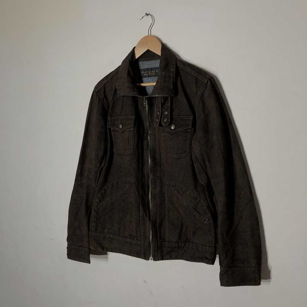 Japanese Brand × Leather Jacket Radmess Men's BIG… - image 2