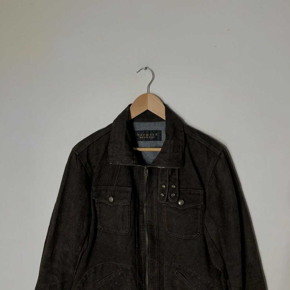 Japanese Brand × Leather Jacket Radmess Men's BIG… - image 5