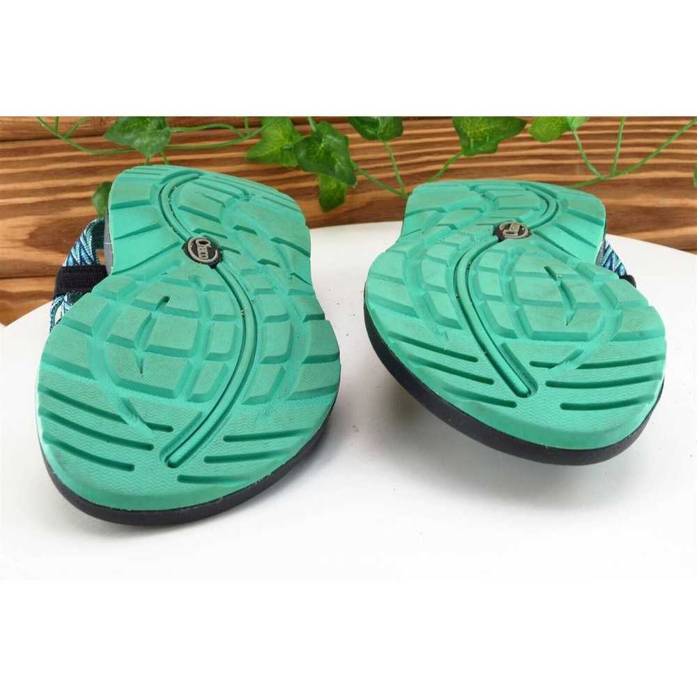 Chaco Sz 6 M Green Sport Sandals Fabric Women San… - image 7