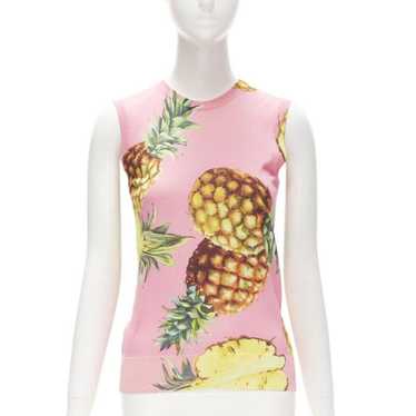 Dolce & Gabbana DOLCE GABBANA pink Pineapple prin… - image 1