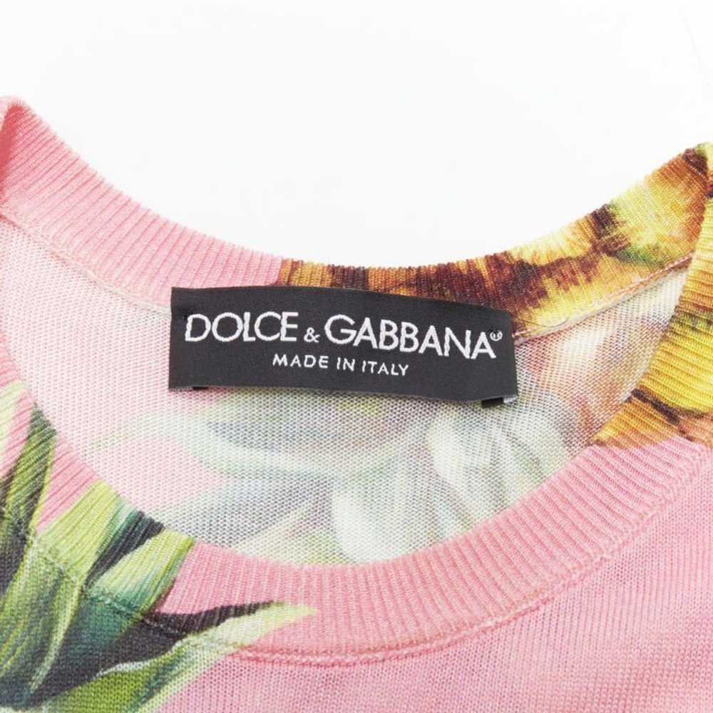 Dolce & Gabbana DOLCE GABBANA pink Pineapple prin… - image 7