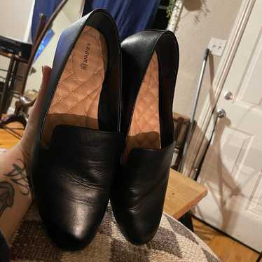 Birdies The Starling Black Leather Loafers