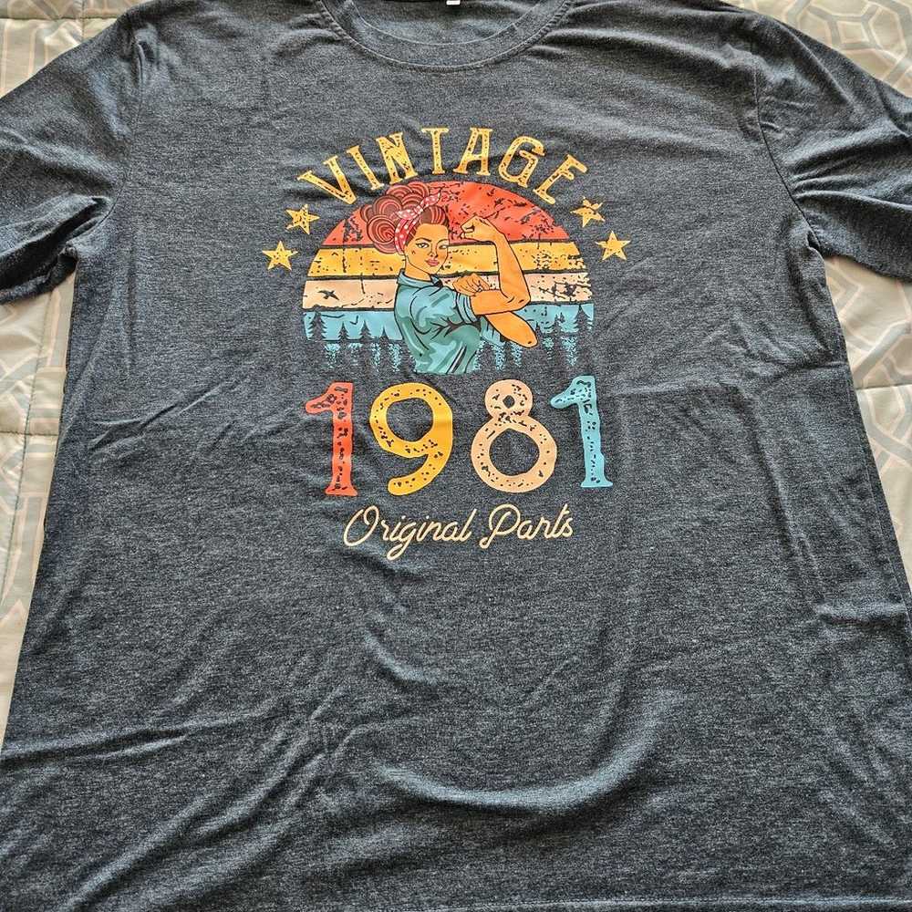 "VINTAGE 1981" t-shirt - image 1