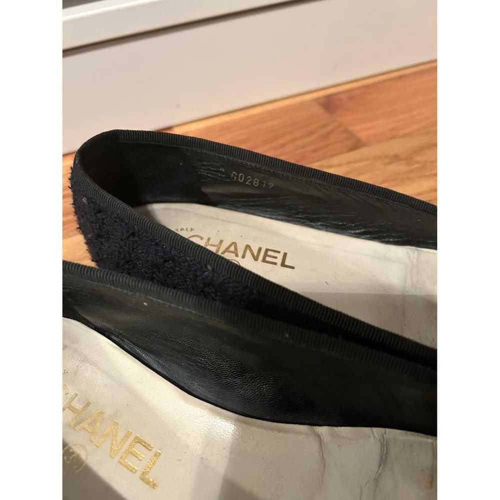 Chanel Cambon cloth ballet flats - image 11