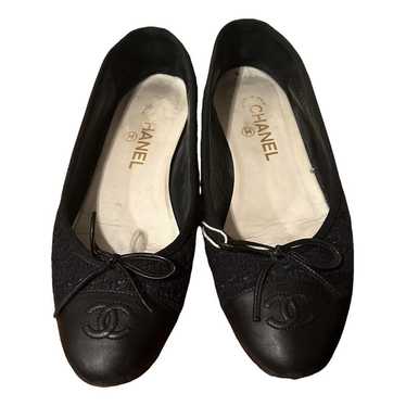 Chanel Cambon cloth ballet flats