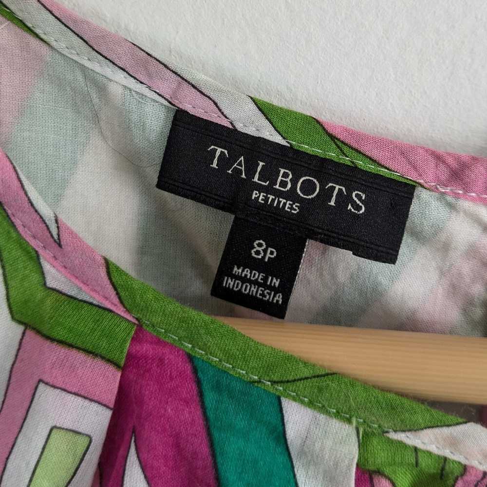 Talbots Retro Floral Tank - image 3