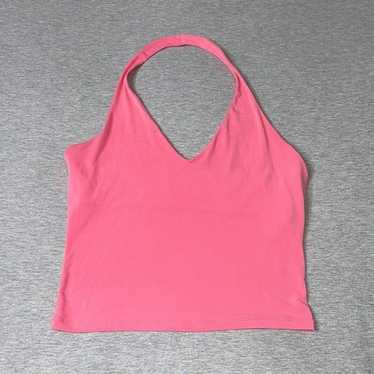 Leith Nordstrom Women's V-Neck Halter Top -  Pink… - image 1