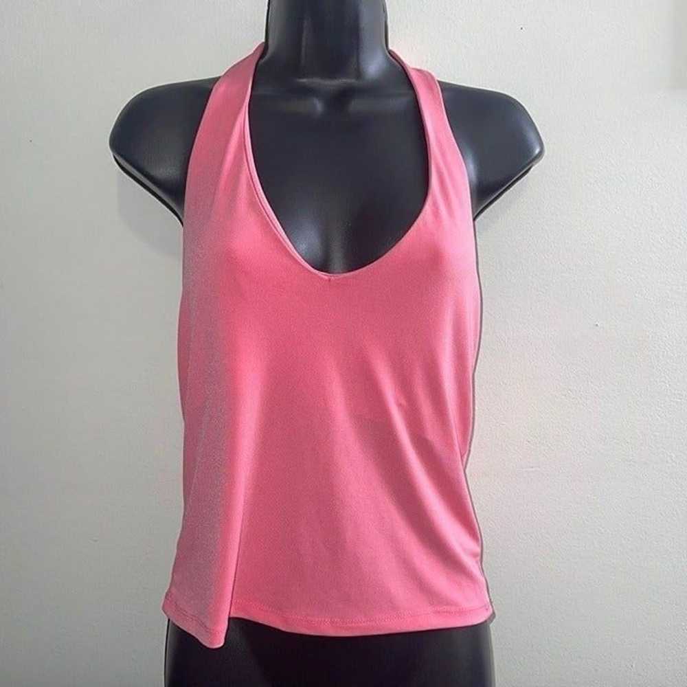 Leith Nordstrom Women's V-Neck Halter Top -  Pink… - image 4