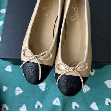 Ballet Shoes Beige Black