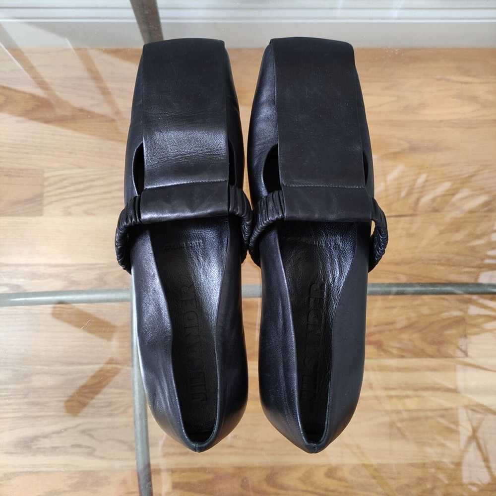 Jil Sander Square Toe Strapped Flat Women's 36 So… - image 3