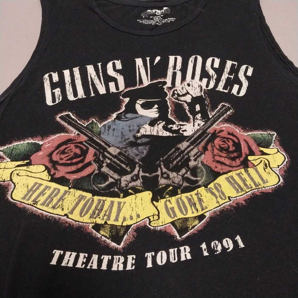 Rare Women's Guns N' Roses Theater Tour 1991 Tank… - image 2