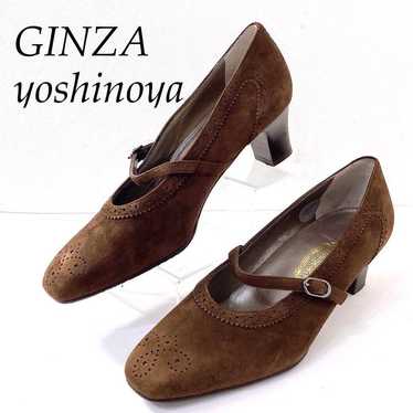 Brand-new✨ Ginza Yoshinoya Suede Pumps with Straps