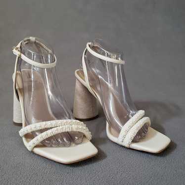 Sam Edelman Kia Beads Sandal in Modern Ivory Size… - image 1