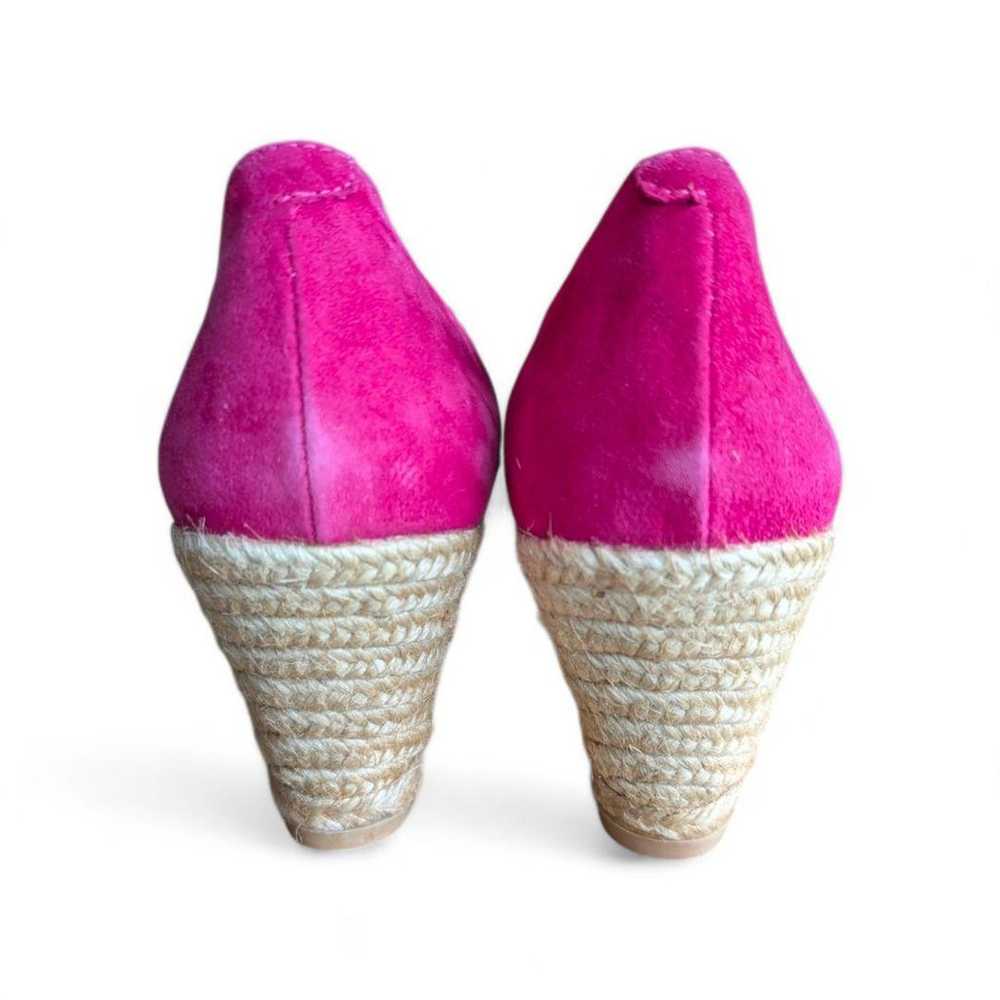 Unused Gaimo pink wedge sole pumps espadrille. - image 4