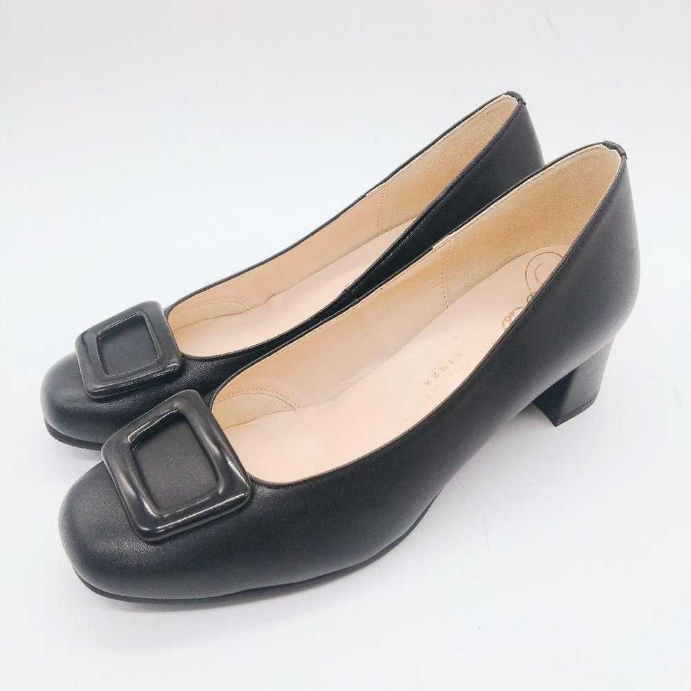 Exquisite item Ginza Washington Pumps Buckle Blac… - image 1