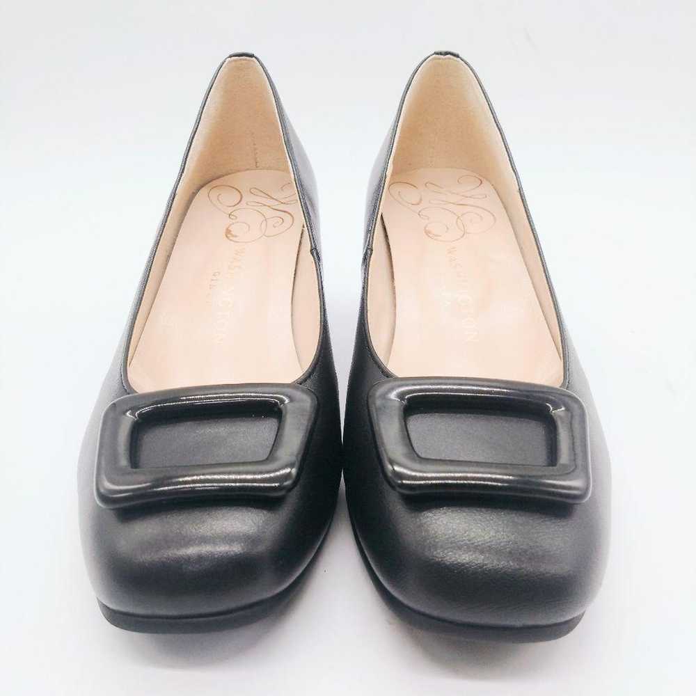 Exquisite item Ginza Washington Pumps Buckle Blac… - image 2